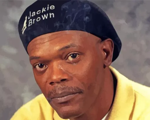 Young Samuel L Jackson Diamond Painting