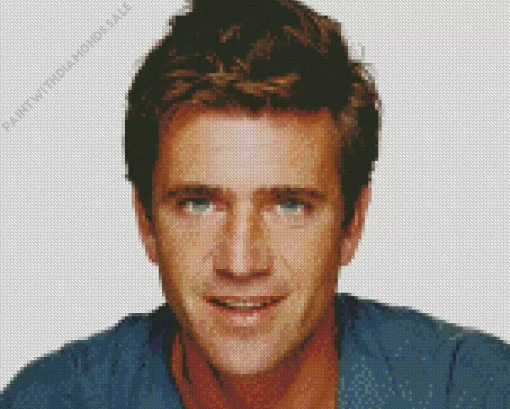 Young Actor Mel Gibson Diamond Painting