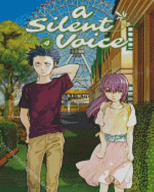 A Silent Voice Anime Poster Diamond Painting