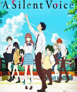 A Silent Voice Poster Diamond Painting