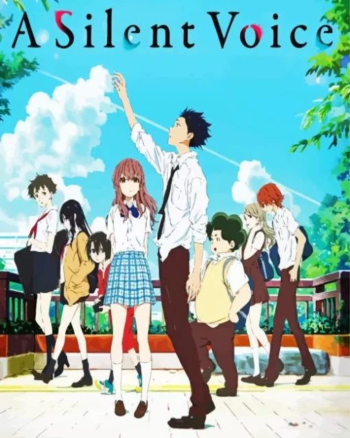 A Silent Voice Poster Diamond Painting