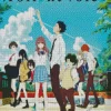 A Silent Voice Poster Diamond Painting