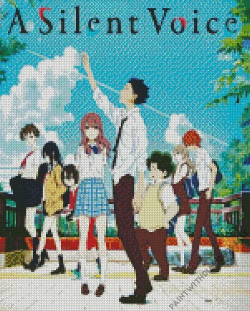 A Silent Voice Poster Diamond Painting