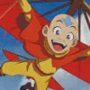 Aang Character Diamond Painting