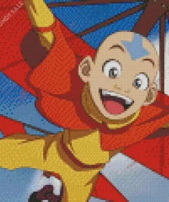 Aang Character Diamond Painting