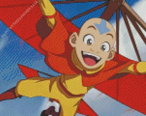 Aang Character Diamond Painting