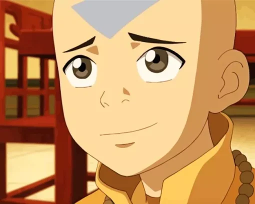 Aang Face Diamond Painting