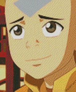 Aang Face Diamond Painting