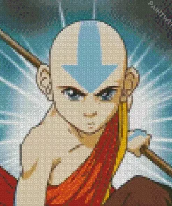 Aang In The Legend Of Korra Diamond Painting