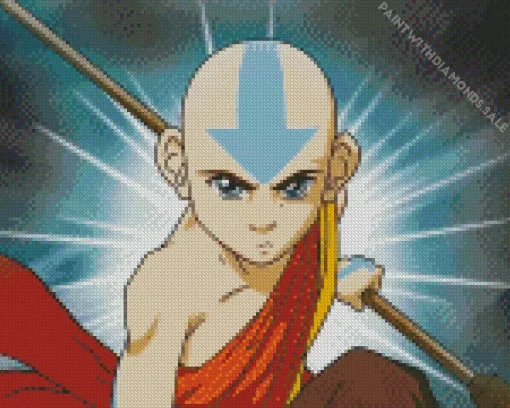 Aang In The Legend Of Korra Diamond Painting