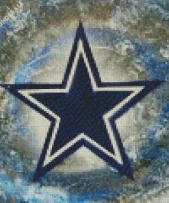 Abstract Dallas Cowboys Diamond Painting