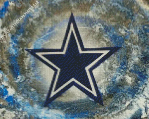 Abstract Dallas Cowboys Diamond Painting