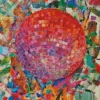 Abstract Disco Ball Diamond Painting