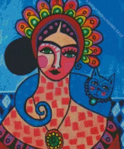 Abstract Frida Kahlo Diamond Paintings