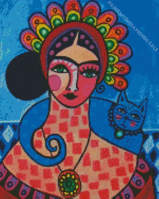 Abstract Frida Kahlo Diamond Paintings