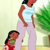 Adult Lilo With Her Daughter Ani Diamond Painting