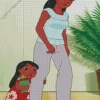 Adult Lilo With Her Daughter Ani Diamond Painting