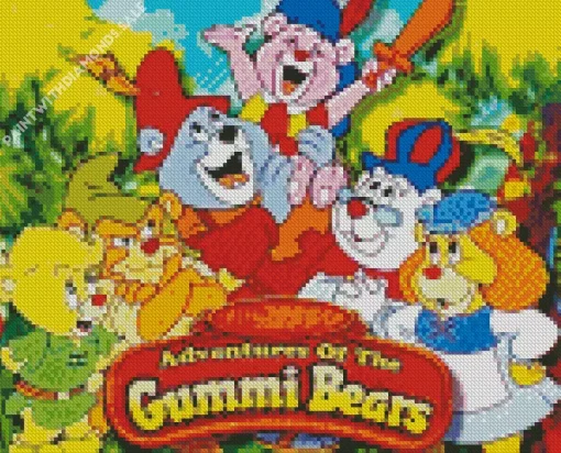 Adventures Of The Gummi Bears Characters Diamond Painting