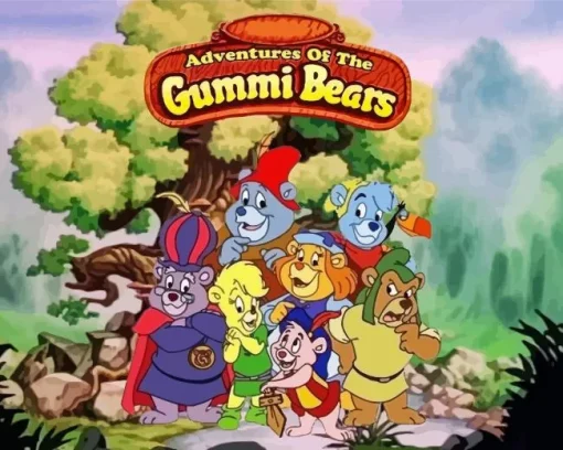 Adventures Of The Gummi Bears Poster Diamond Painting