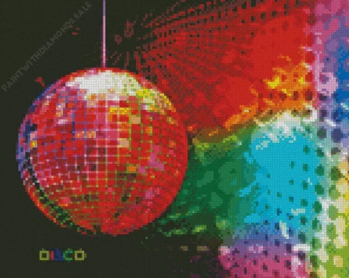 Aesthetic Disco Ball Art Diamond Painting