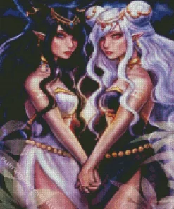 Gemini Girls Diamond Painting