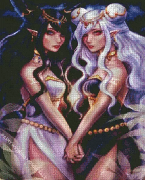 Gemini Girls Diamond Painting