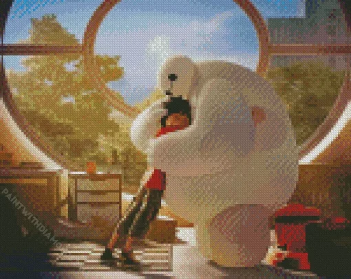 Aesthetic Baymax Diamond Painting