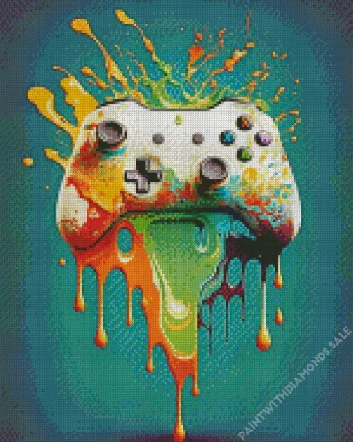 Aesthetic Gamepad Diamond Painting