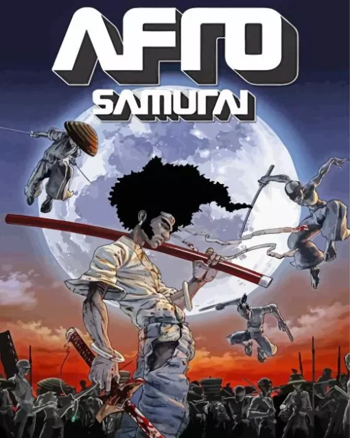 Afro Samurai Anime Series Diamond Painting