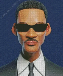 Agent J Men In Black Art Diamond Painting