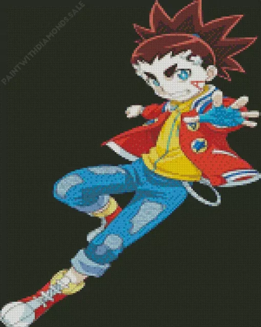 Aiger Akabane Character Diamond Painting