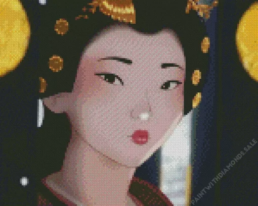 Akemi Blue Eye Samurai Diamond Painting