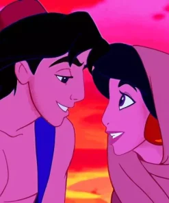 Aladdin And Jasmine Diamond Painting