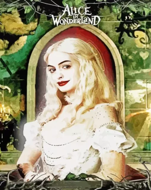 Alice In Wonderland Disney Movie Diamond With Numbers