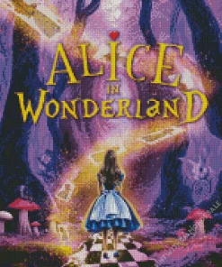 Alice In Wonderland Film Poster Diamond Dotz