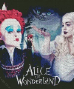 Alice In Wonderland Movie Poster Diamond Dotz