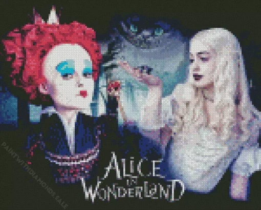 Alice In Wonderland Movie Poster Diamond Dotz