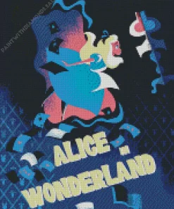 Alice In Wonderland Poster Diamond Dotz