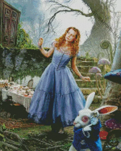 Alice In Wonderland Film Diamond Painting