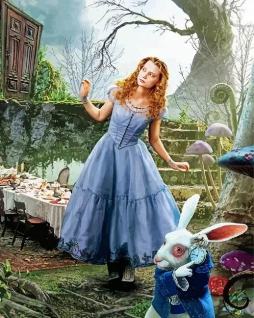 Alice In Wonderland Film Diamond Painting