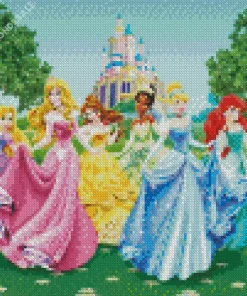 All Disney Princesses Diamond Paints