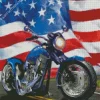 American Motorcycle Diamond Paintings