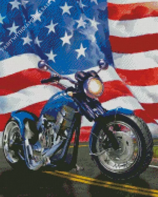 American Motorcycle Diamond Paintings