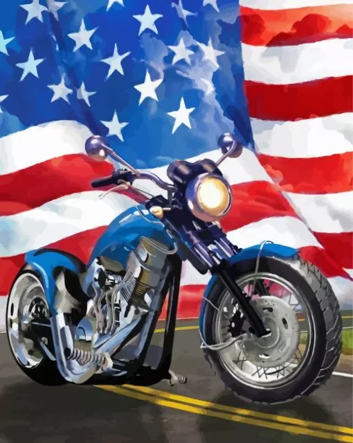 American Motorcycle Diamond Painting American Motorcycle Diamond Paintings