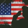 American Flag And Soldier Diamond Paintings