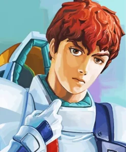 Amuro Ray Mobile Suit Gundam Diamond Painting