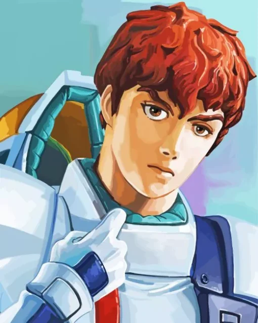 Amuro Ray Mobile Suit Gundam Diamond Painting