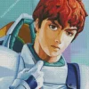 Amuro Ray Mobile Suit Gundam Diamond Painting