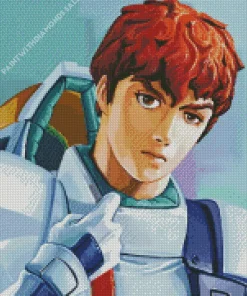 Amuro Ray Mobile Suit Gundam Diamond Painting