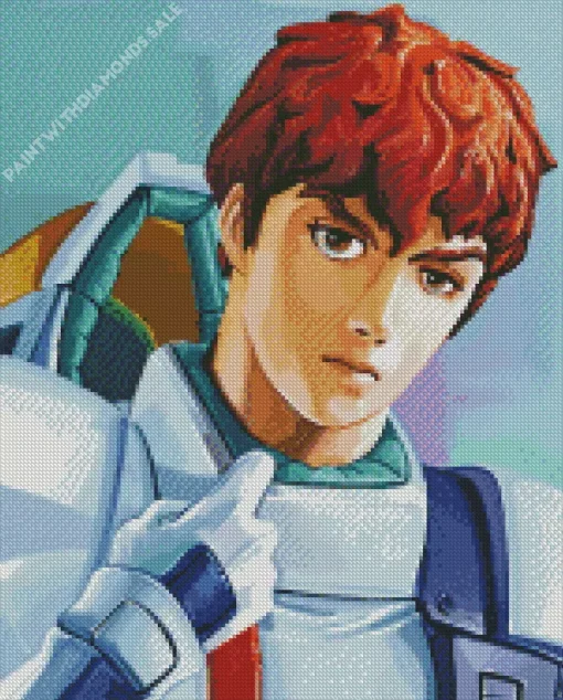 Amuro Ray Mobile Suit Gundam Diamond Painting